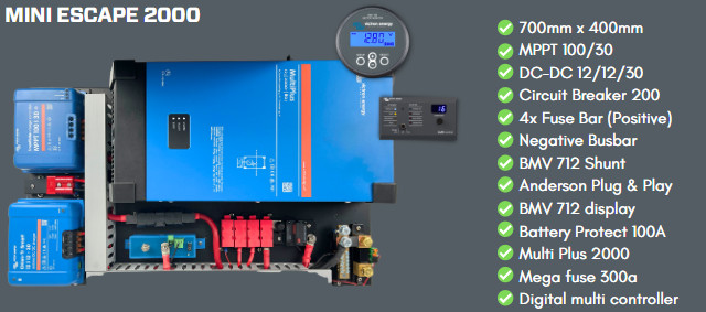 victron energy mini escape 2000 or 3000
