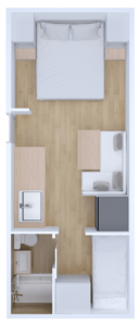 21’6 Centre Door L shape