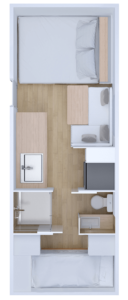 22’ Centre Door L shape