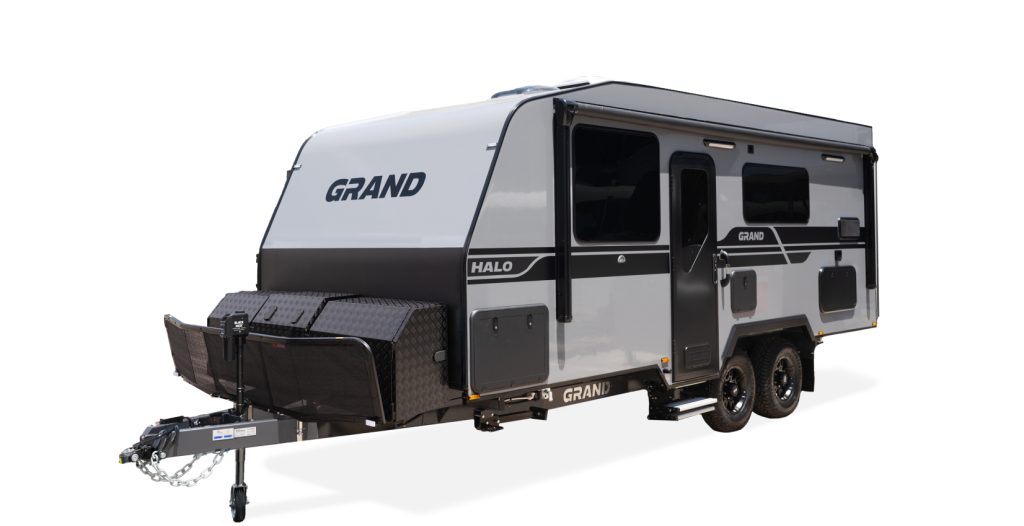 The Grand Caravans Halo model set against a white background